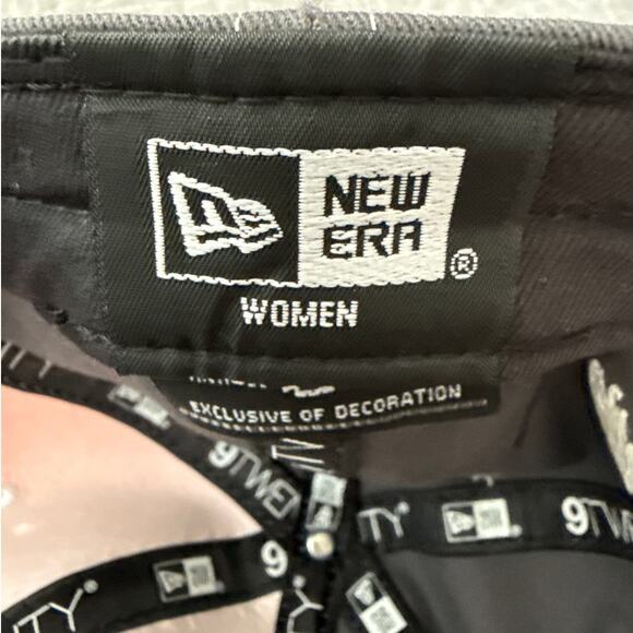 Nascar Jeff Gordan 4 Time Champ Womens New Era Adjustable Hat Pink Gray Cap - Picture 6 of 8